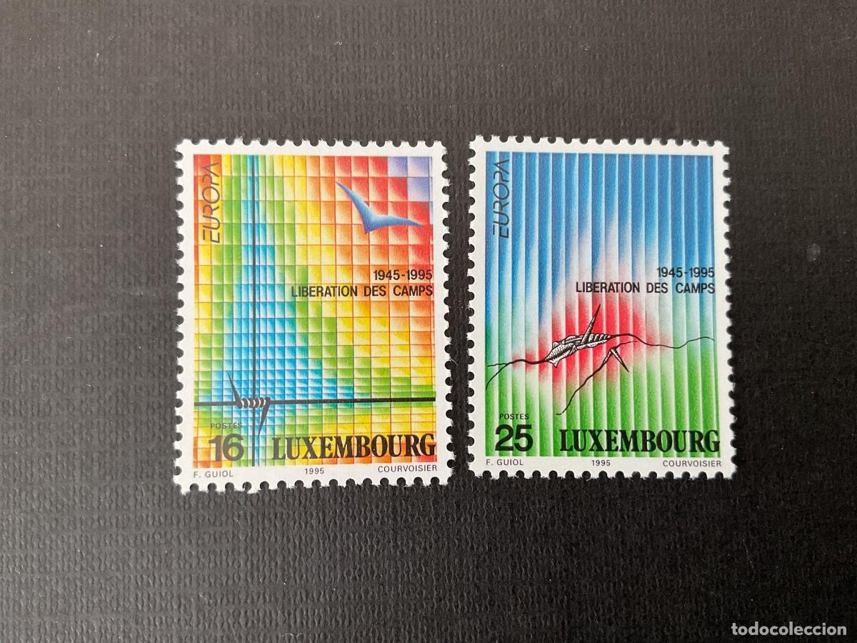 Sellos: LUXEMBURGO N&ordm; YVERT 1318/9*** A&Ntilde;O 1995. EUROPA. PAZ Y LIBERTAD