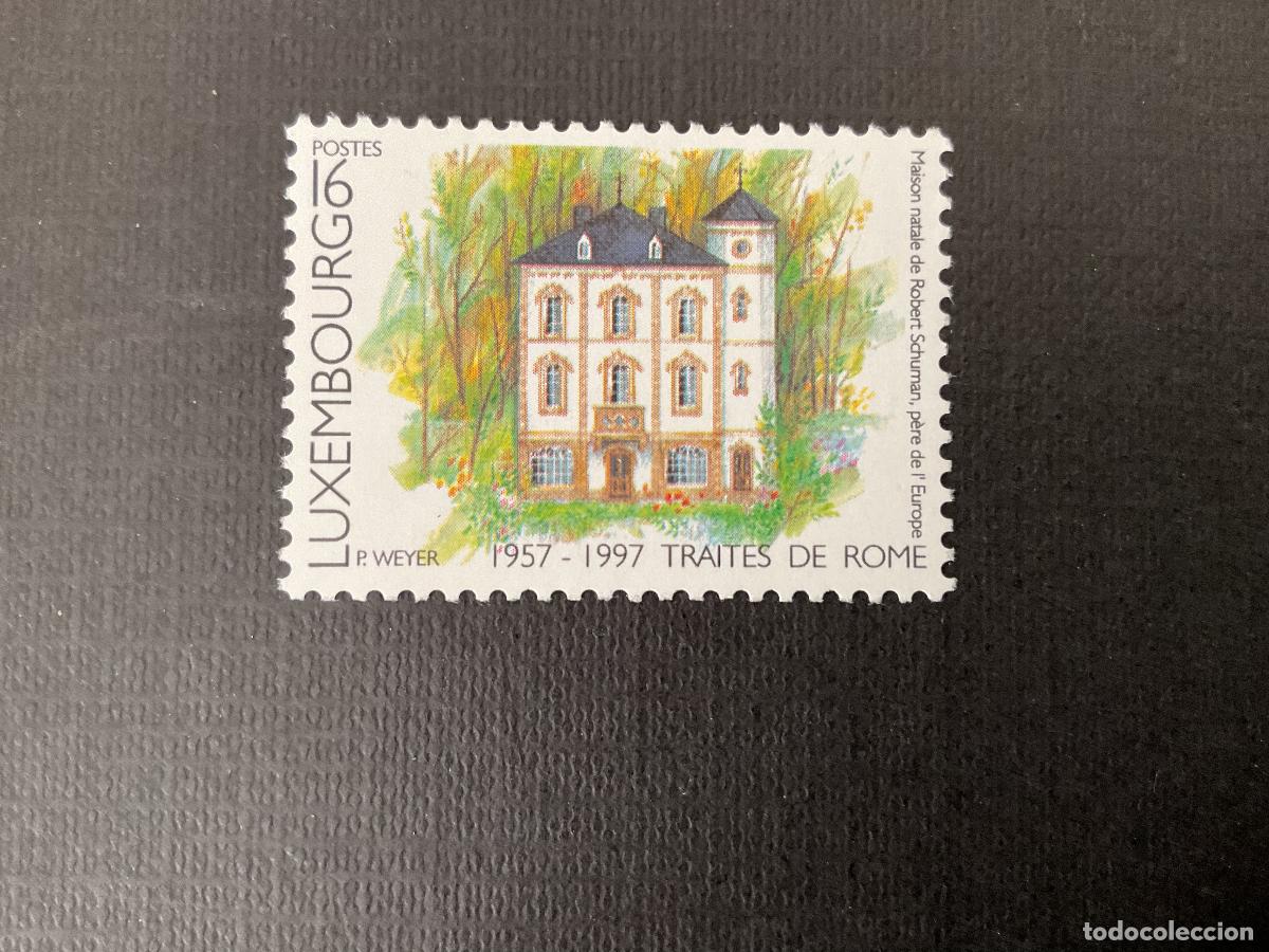 Sellos: LUXEMBURGO N&ordm; YVERT 1366*** A&Ntilde;O 1997. 40 ANIVERSARIO FIRMA DEL TRATADO DE ROMA