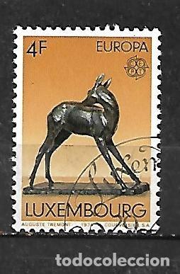 Sellos: 1974: Europa. Esculturas - Cierva. Auguste Tr&eacute;mont (usado)