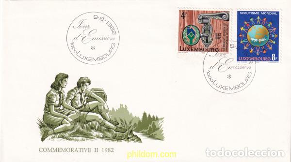 Sellos: 376560 MNH LUXEMBURGO 1982 75 ANIVERSARIO DEL ESCULTISMO