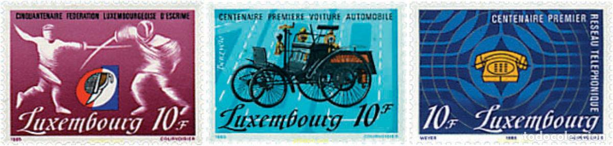 Sellos: 218725 MNH LUXEMBURGO 1985 ANIVERSARIOS