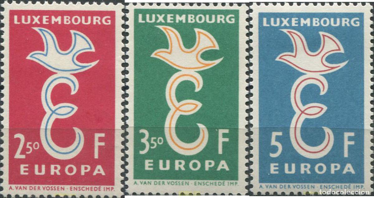 Sellos: 97290 MNH LUXEMBURGO 1958 EUROPA CEPT. AL SERVICIO DE LA IDEA EUROPEISTA