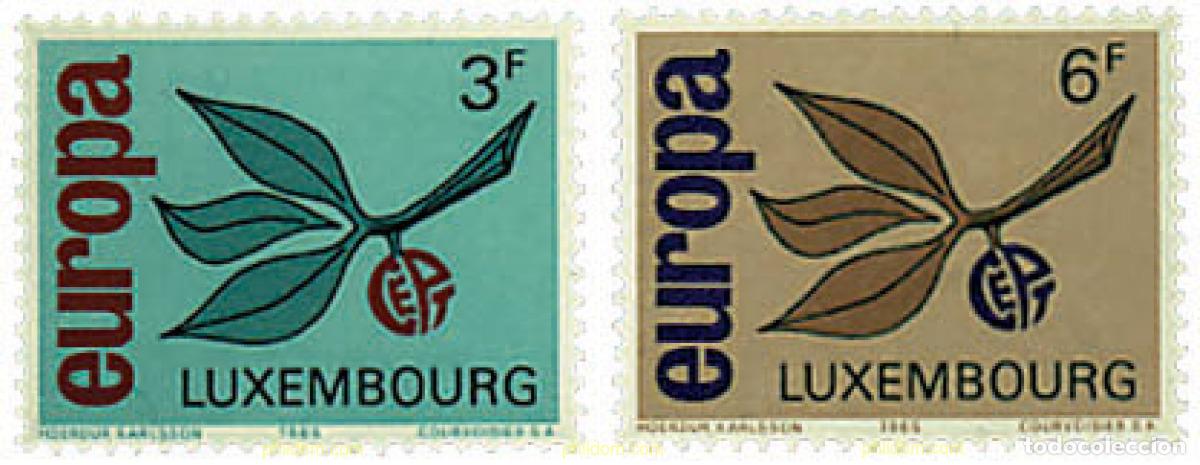 Sellos: 97337 MNH LUXEMBURGO 1965 EUROPA CEPT. ESPIGA EUROPA