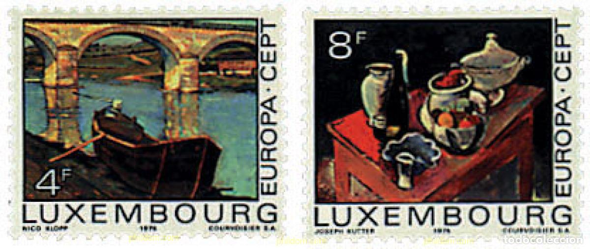 Sellos: 97485 MNH LUXEMBURGO 1975 EUROPA CEPT. PINTURAS