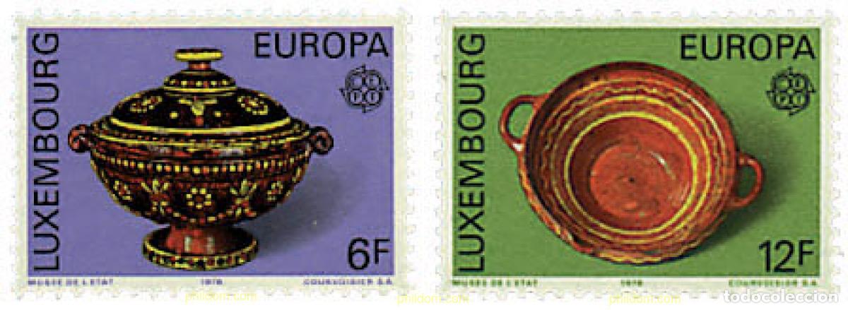 Sellos: 97505 MNH LUXEMBURGO 1976 EUROPA CEPT 1976 - ARTESANIA
