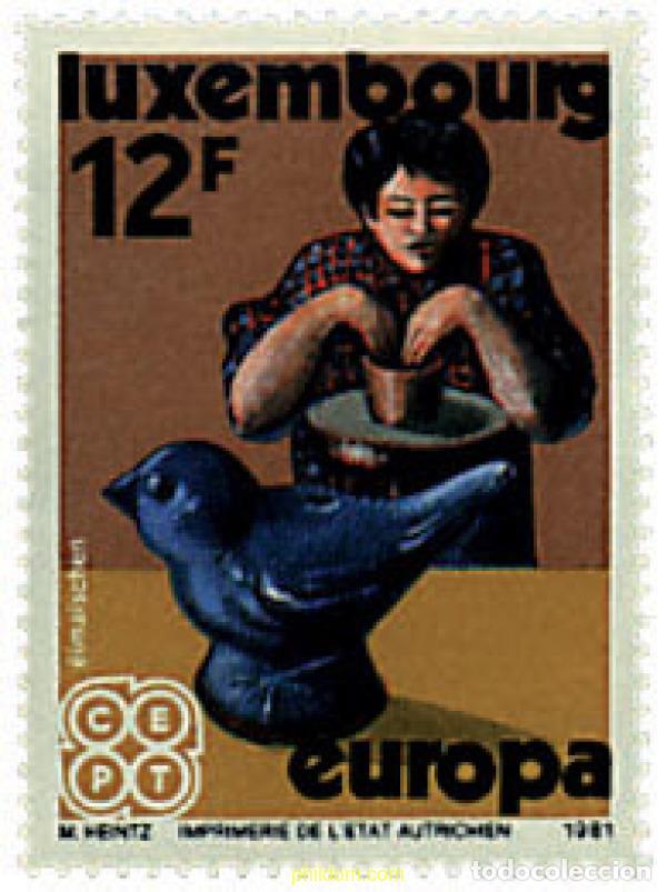 Sellos: 218135 MNH LUXEMBURGO 1981 EUROPA CEPT. FOLCLORE