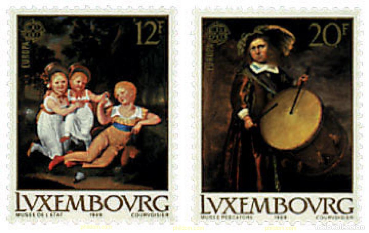 Sellos: 97656 MNH LUXEMBURGO 1989 EUROPA CEPT. JUEGOS INFANTILES