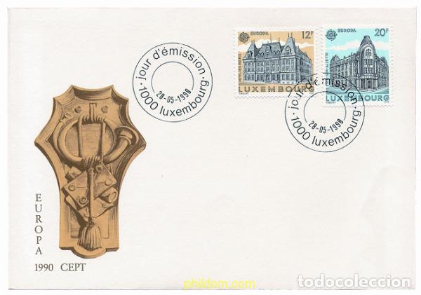 Sellos: 24233 MNH LUXEMBURGO 1990 EUROPA CEPT. OFICINAS POSTALES