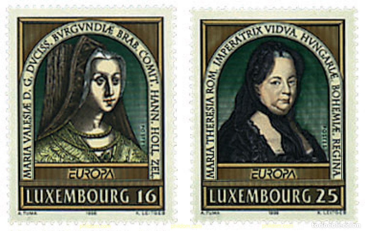 Sellos: 63020 MNH LUXEMBURGO 1996 EUROPA CEPT. MUJERES CELEBRES