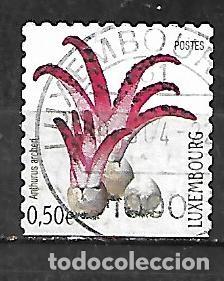 Sellos: 2004: Setas de Luxemburgo - Estrella roja (usado) autoadhesivo