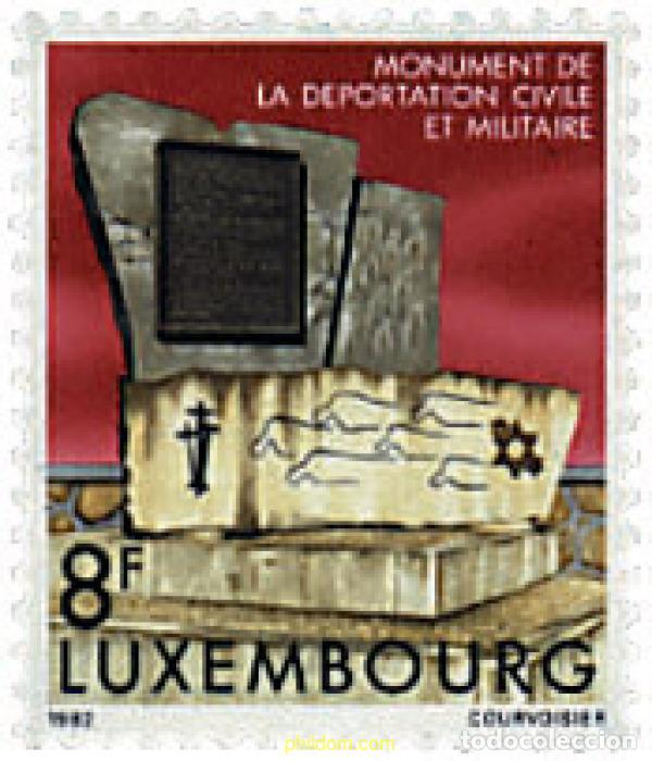 Sellos: 97570 MNH LUXEMBURGO 1982 MONUMENTO DEPORTACION CIVIL Y MILITAR