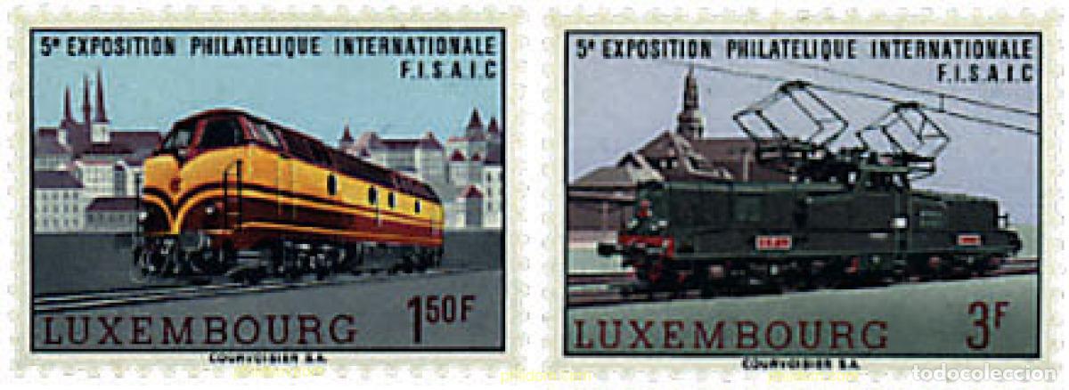 Sellos: 97374 MNH LUXEMBURGO 1966 EXPOSICION FILATELICA INTERNACIONAL DE FERROVIARIOS