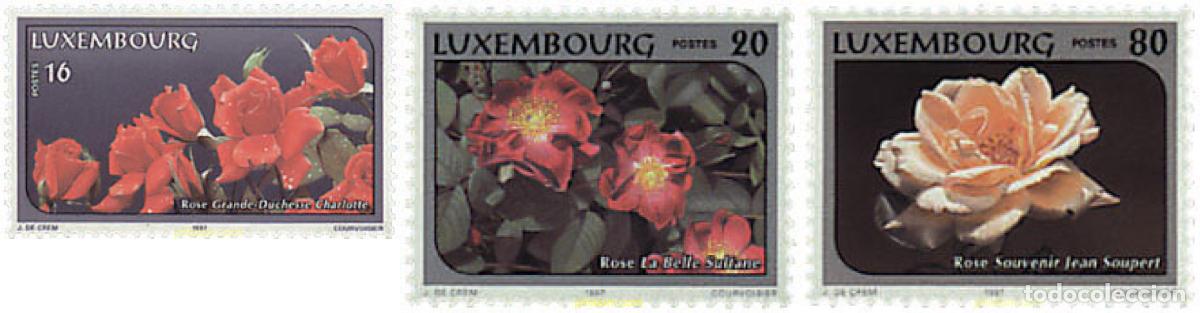 Sellos: 94668 MNH LUXEMBURGO 1997 11 CONGRESO INTERNACIONAL DE ROSAS