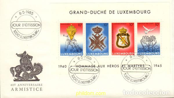 Sellos: 371027 MNH LUXEMBURGO 1985 40 ANIVERSARIO DEL ARMISTICIO