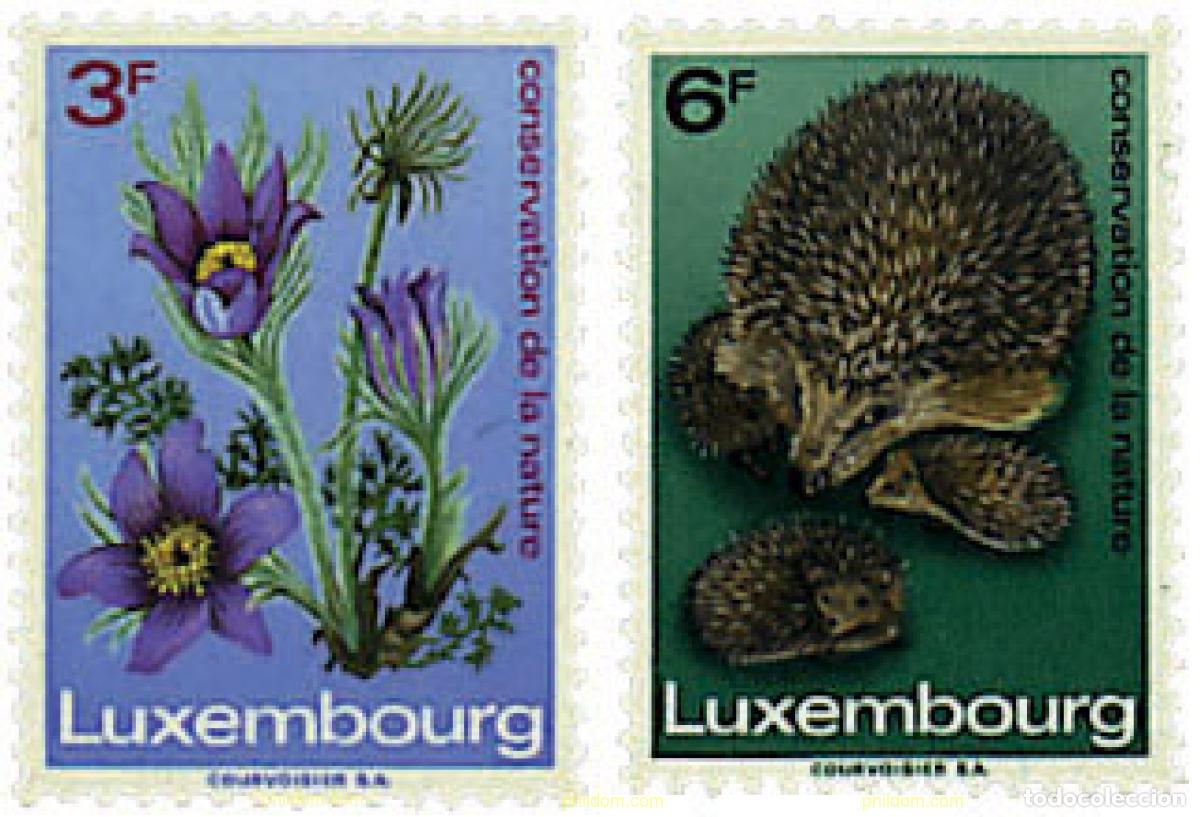Sellos: 97425 MNH LUXEMBURGO 1970 A&Ntilde;O EUROPEO PARA LA PROTECCION DE LA NATURALEZA