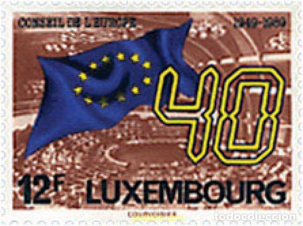 Sellos: 339497 MNH LUXEMBURGO 1989 ANIVERSARIOS EUROPEOS