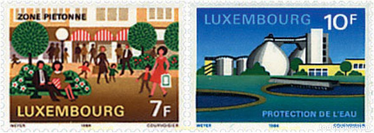 Sellos: 97594 MNH LUXEMBURGO 1984 PROTECCION DE LA NATURALEZA