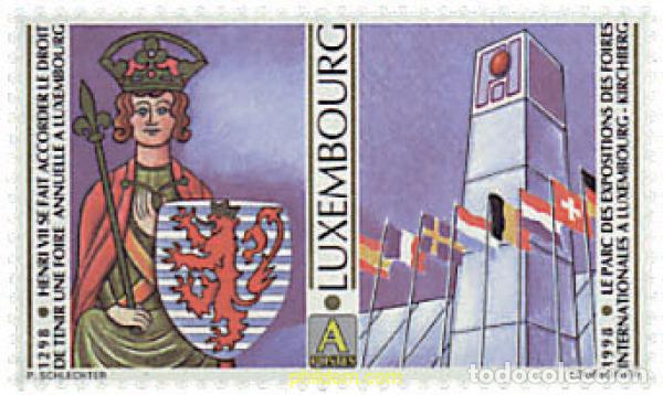 Sellos: 35586 MNH LUXEMBURGO 1998 700 ANIVERSARIO DEL DERECHO DE TENER UNA FERIA ANUAL