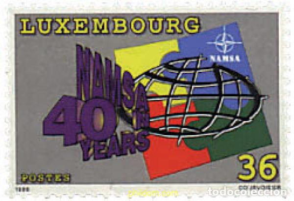 Sellos: 35239 MNH LUXEMBURGO 1998 40 ANIVERSARIO DE LA NAMSA (AGENCIA DE GESTION LOGISTICA DE LA OTAN)
