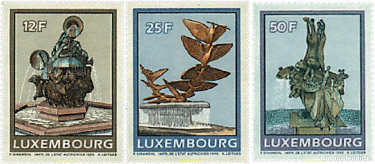 Sellos: 97671 MNH LUXEMBURGO 1990 FUENTES LUXEMBURGESAS