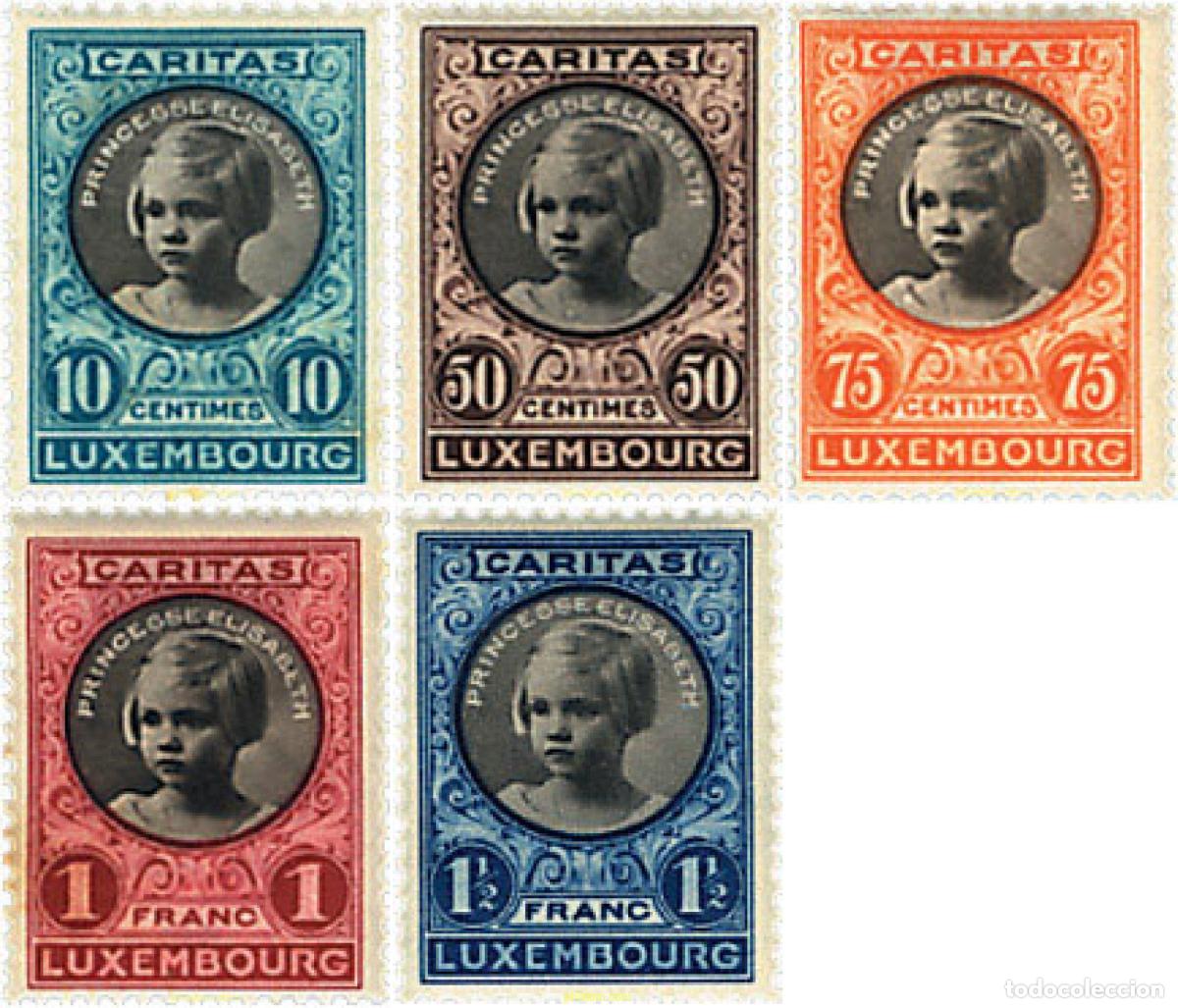Sellos: 97192 MNH LUXEMBURGO 1927 PRO OBRAS SOCIALES