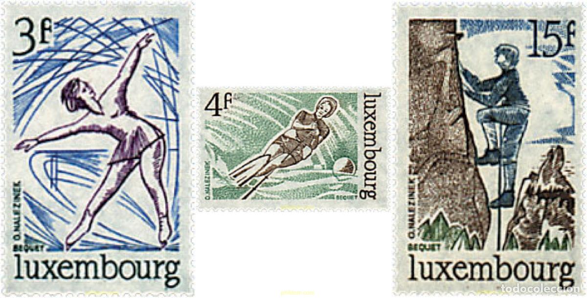 Sellos: 97501 MNH LUXEMBURGO 1975 DEPORTES