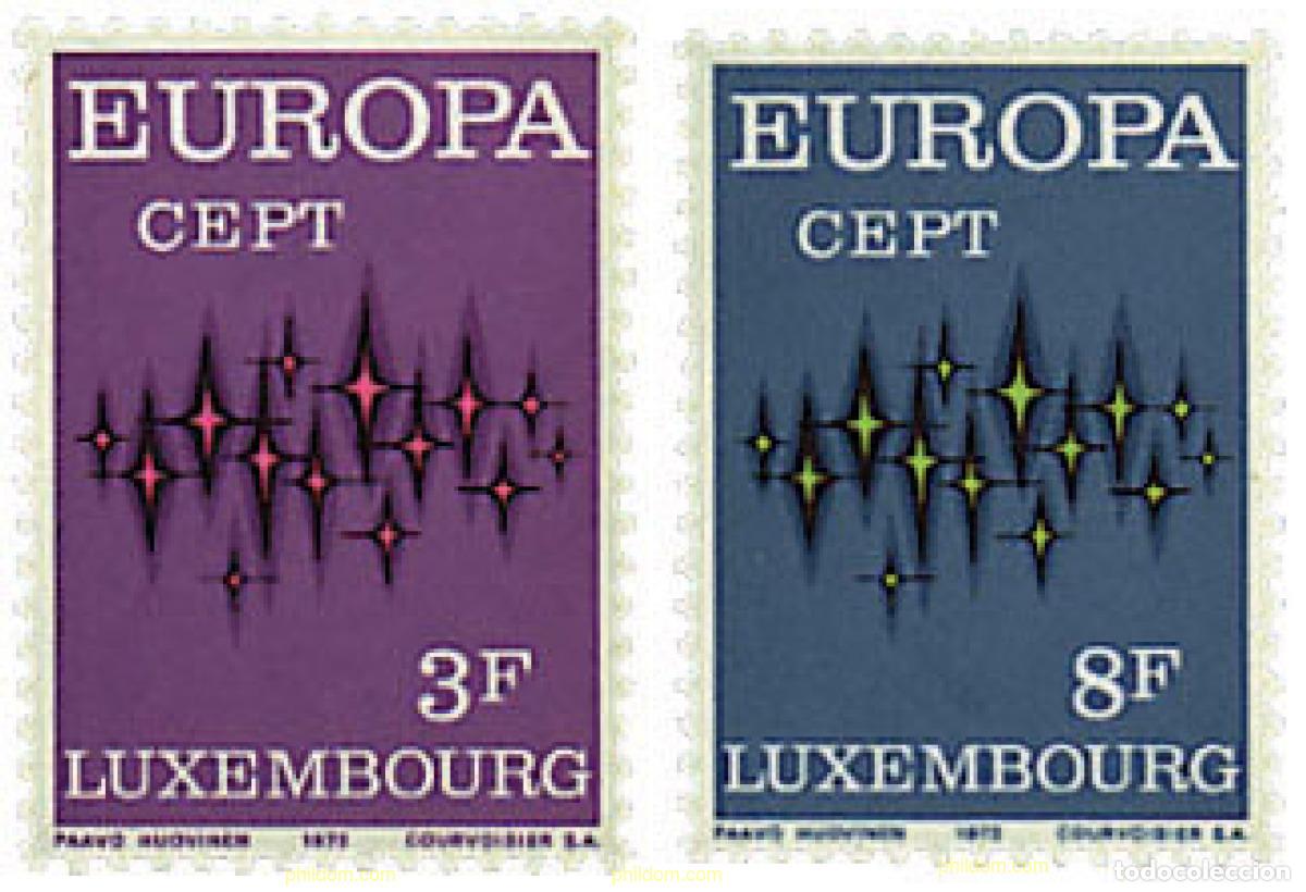 Sellos: 97459 MNH LUXEMBURGO 1972 EUROPA CEPT. COMUNICACIONES