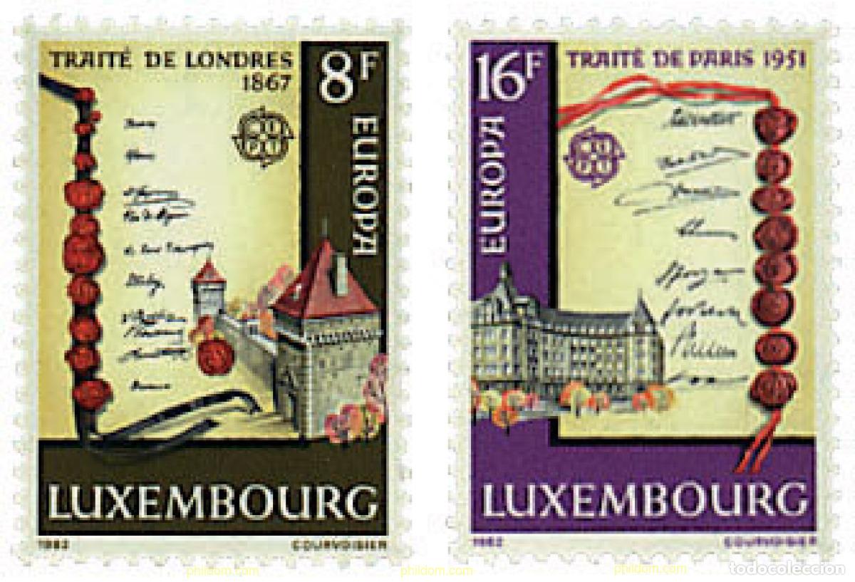 Sellos: 97568 MNH LUXEMBURGO 1982 EUROPA CEPT. HISTORIA