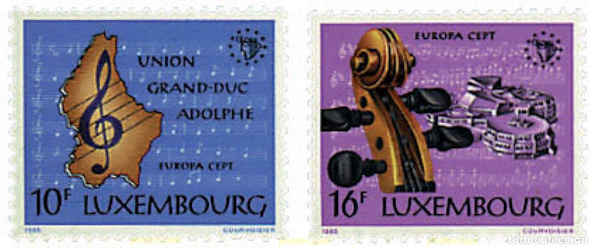 Sellos: 97611 MNH LUXEMBURGO 1985 EUROPA CEPT. A&Ntilde;O EUROPEO DE LA MUSICA
