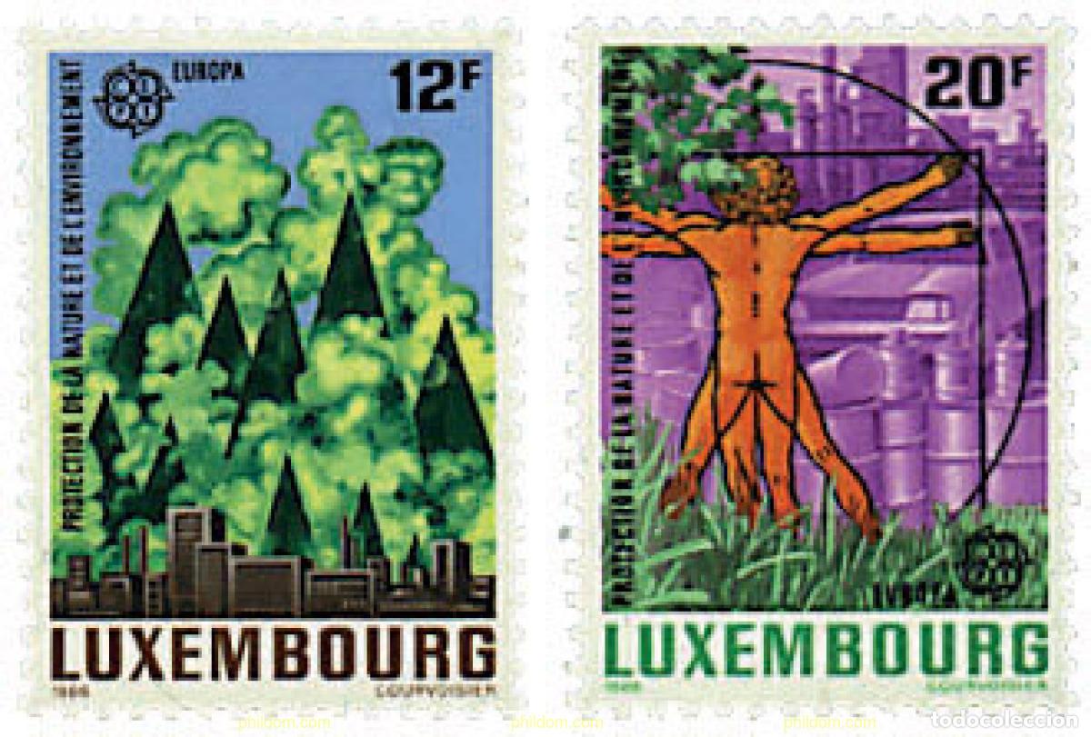 Sellos: 97622 MNH LUXEMBURGO 1986 EUROPA CEPT. PATRIMONIO ARTISTICO Y NATURAL