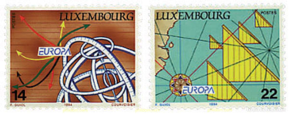 Sellos: 97816 MNH LUXEMBURGO 1994 EUROPA CEPT. GRANDES DESCUBRIMIENTOS