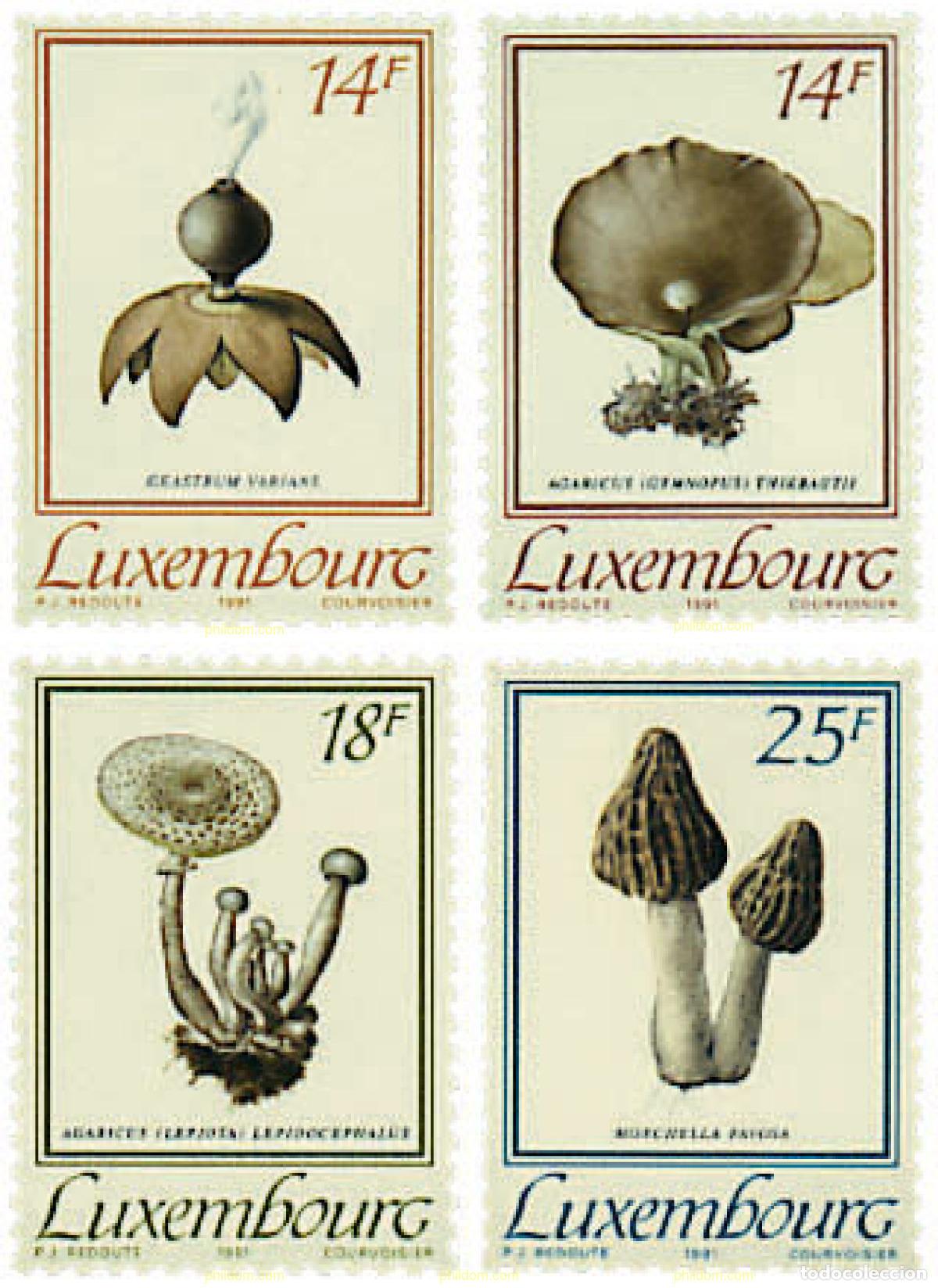 Sellos: 97681 MNH LUXEMBURGO 1991 SETAS