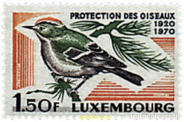 Sellos: 97426 MNH LUXEMBURGO 1970 50 ANIVERSARIO DE LA LIGA LUXEMBURGUESA POR EL ESTUDIO Y LA PROTECCION DE
