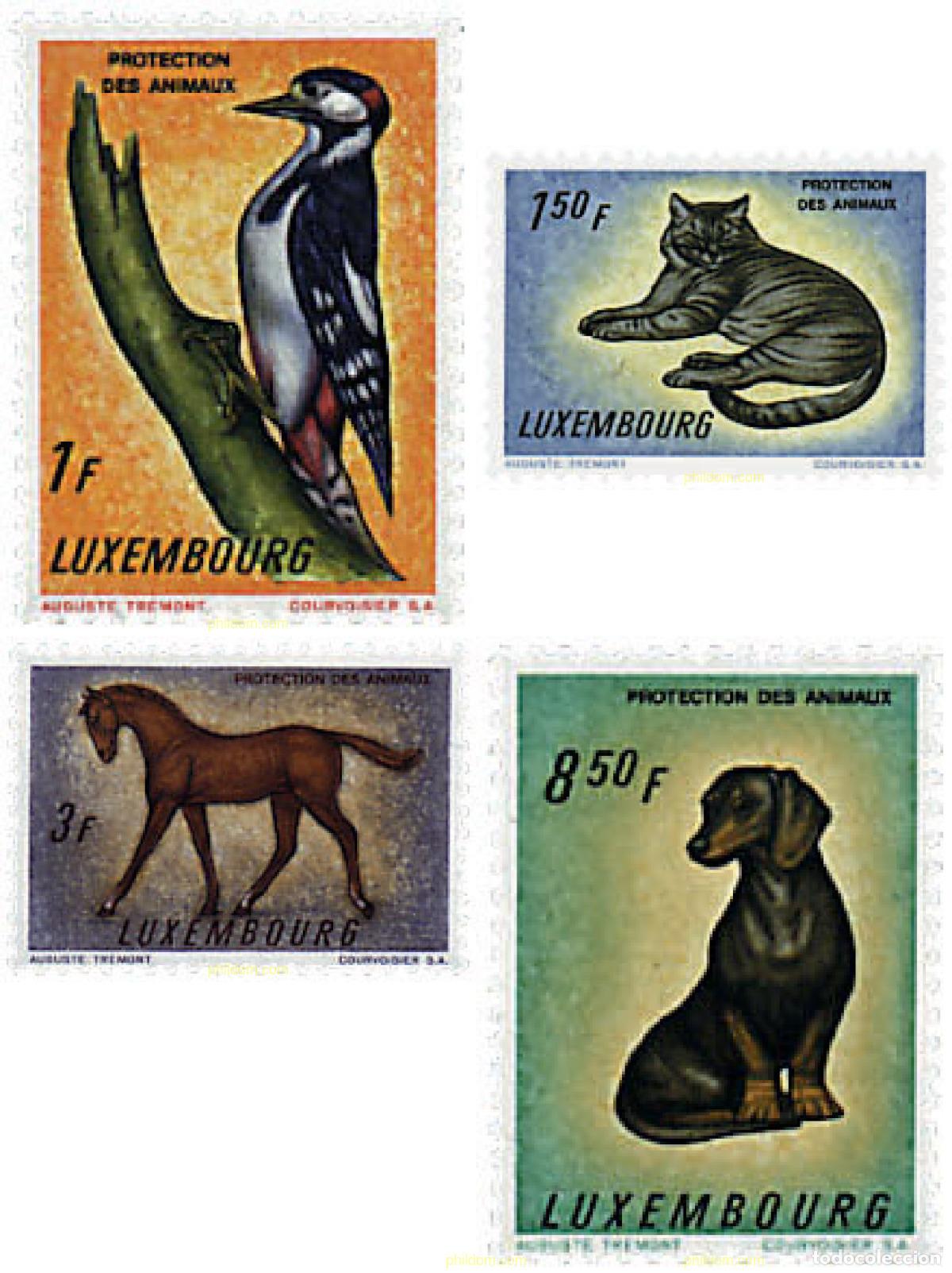 Sellos: 97309 MNH LUXEMBURGO 1961 PROTECCION DE LA FAUNA