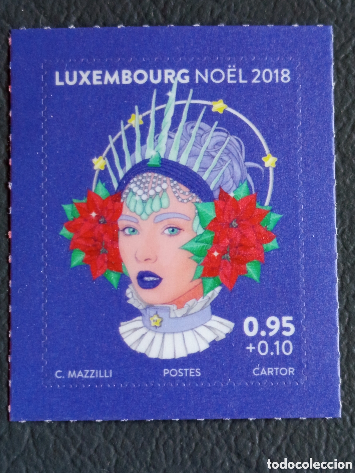 Sellos: Sello Navidad Luxemburgo 2018 &rdquo;Sra. Cristal de Hielo&rdquo; MNH - Cat. 2439