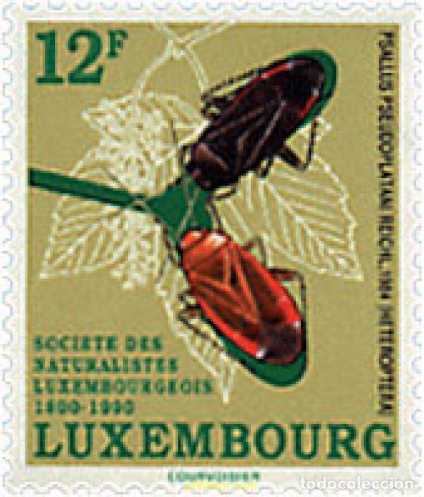 Sellos: 97675 MNH LUXEMBURGO 1990 CENTENARIO DE LA SOCIEDAD DE NATURALISTAS