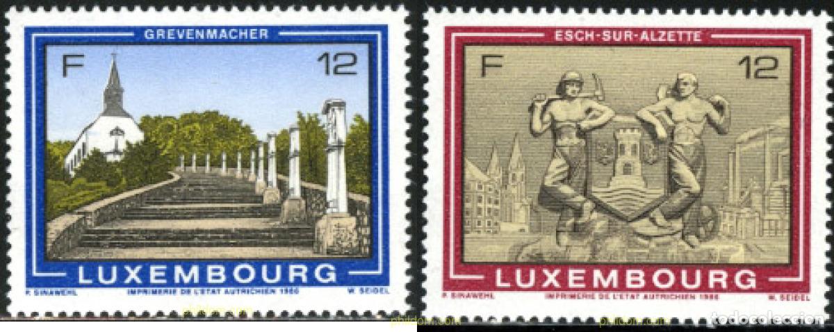 Sellos: 97627 MNH LUXEMBURGO 1986 TURISMO