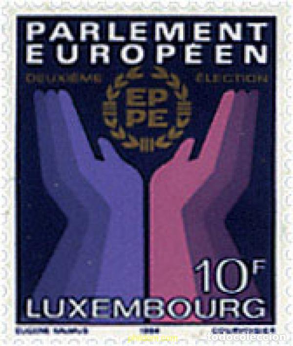 Sellos: 97595 MNH LUXEMBURGO 1984 PARLAMENTO EUROPEO