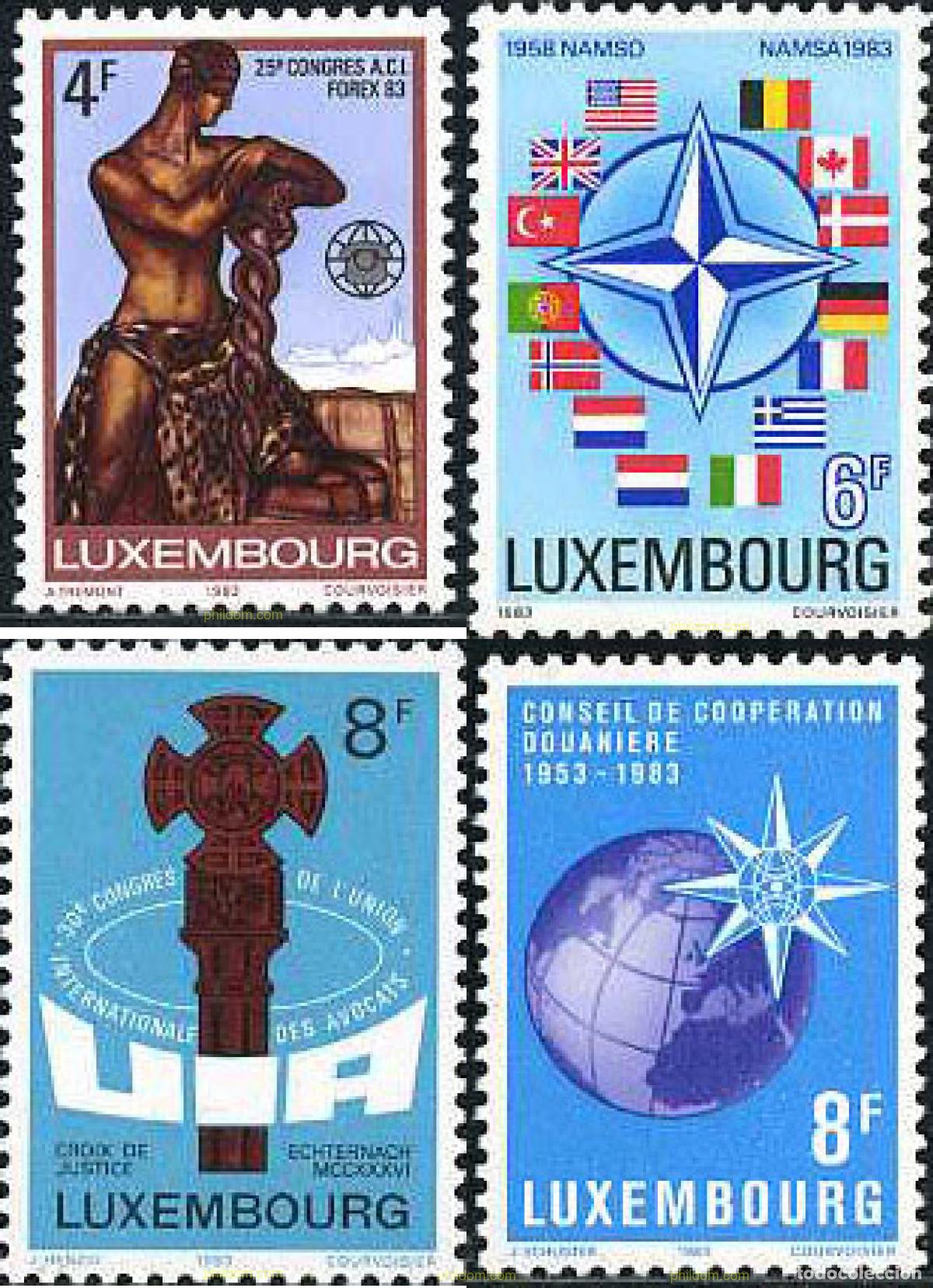 Sellos: 97584 MNH LUXEMBURGO 1983 ANIVERSARIOS
