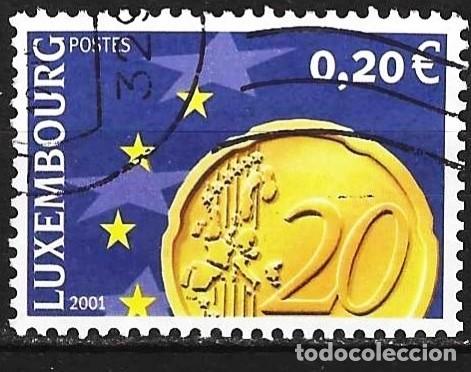 Sellos: Luxemburgo 2001 - Mi 1546 - YT 1499 - Moneda de 0,20 &euro;