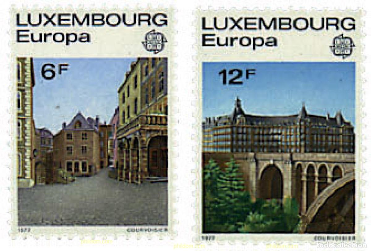 Francobolli: 97515 MNH LUXEMBURGO 1977 EUROPA CEPT. PAISAJES
