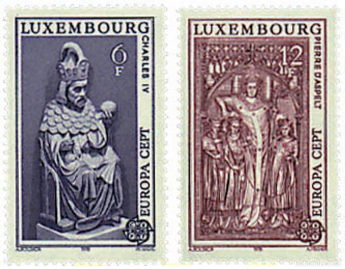 Sellos: 97527 MNH LUXEMBURGO 1978 EUROPA CEPT. ARQUITECTURA