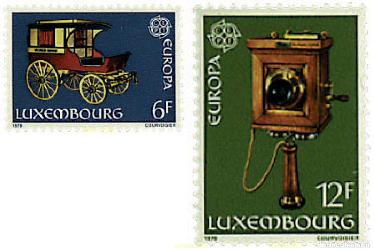 Sellos: 97540 MNH LUXEMBURGO 1979 EUROPA CEPT. COMUNICACIONES