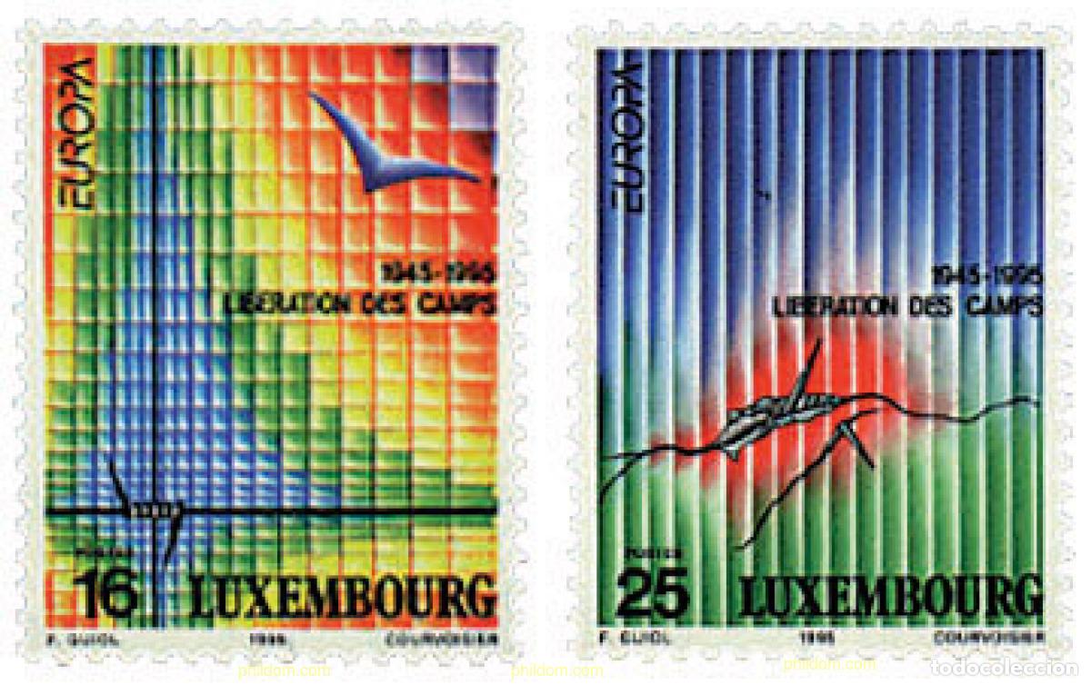 Sellos: 62972 MNH LUXEMBURGO 1995 EUROPA CEPT. PAZ Y LIBERTAD
