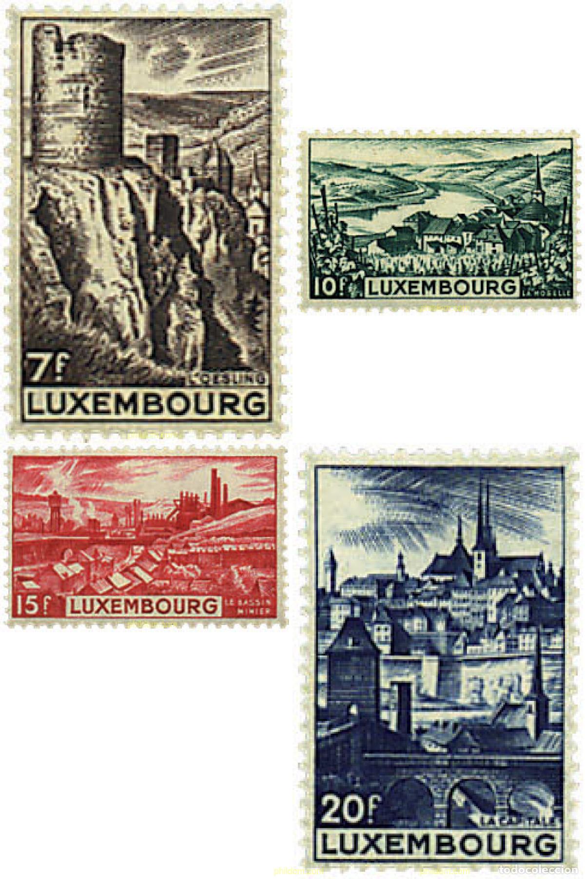 Sellos: 97249 MNH LUXEMBURGO 1948 VISTAS DE LUXEMBURGO