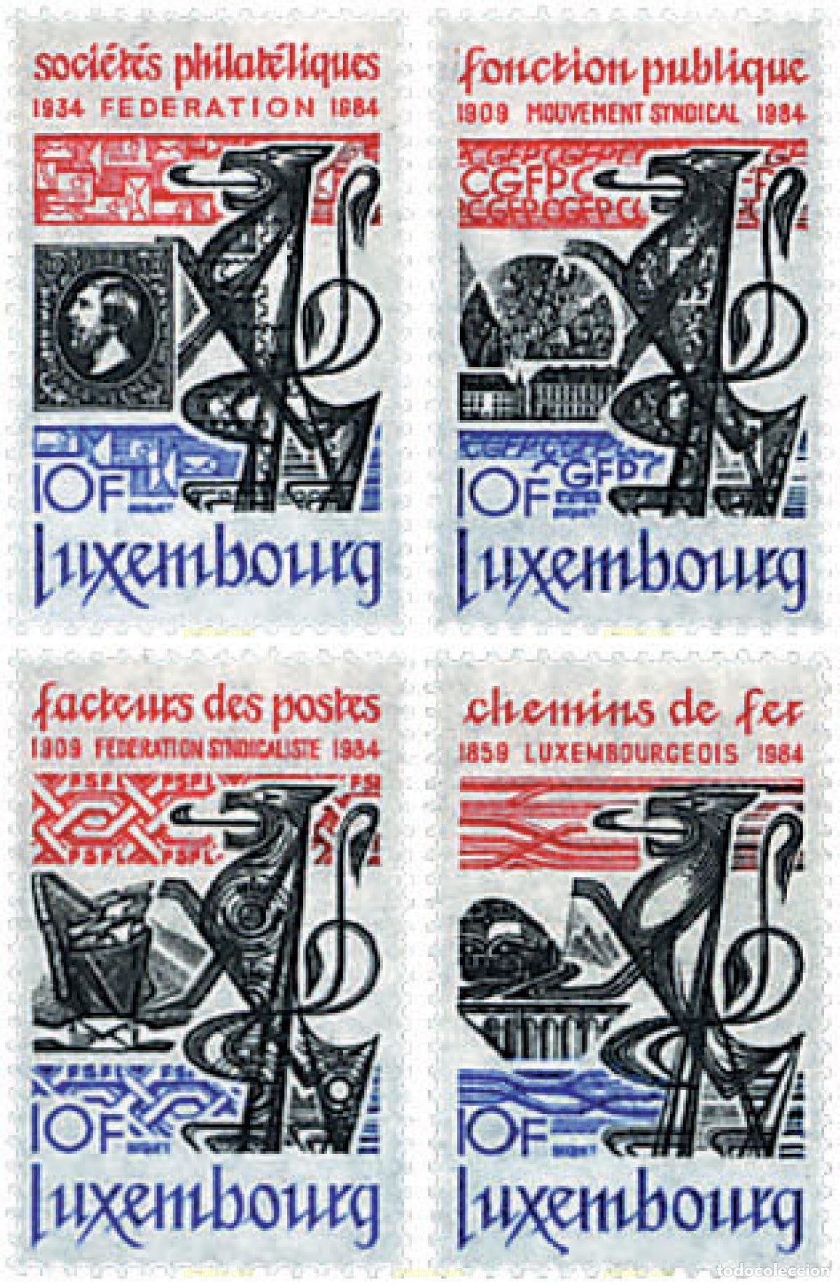 Sellos: 97593 MNH LUXEMBURGO 1984 ANIVERSARIOS