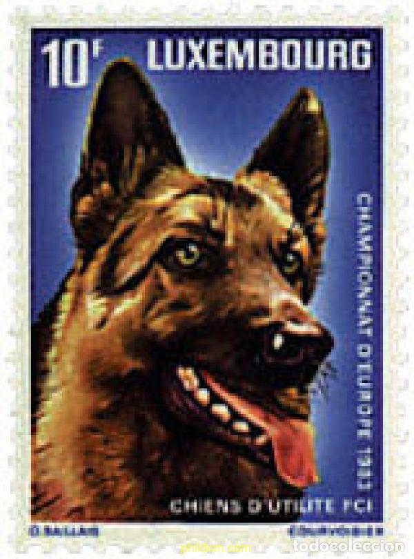 Sellos: 97589 MNH LUXEMBURGO 1983 CAMPEONATO DE EUROPA DE PERROS DE TRABAJO