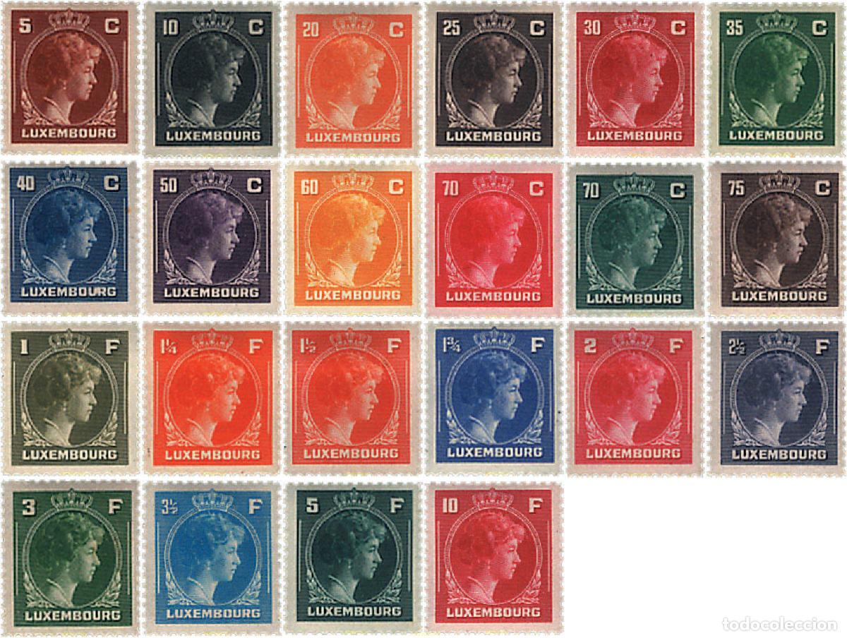 Sellos: 791089 MNH LUXEMBURGO 1944 GRAND DUQUESA CHARLOTTE
