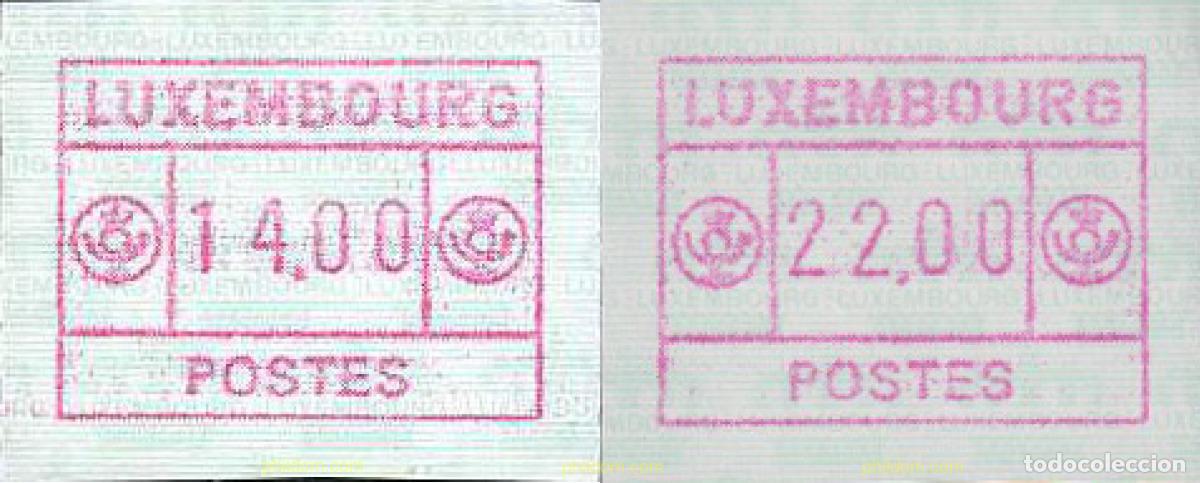 Sellos: 132536 MNH LUXEMBURGO 1992 SELLOS DE DISTRIBUCION