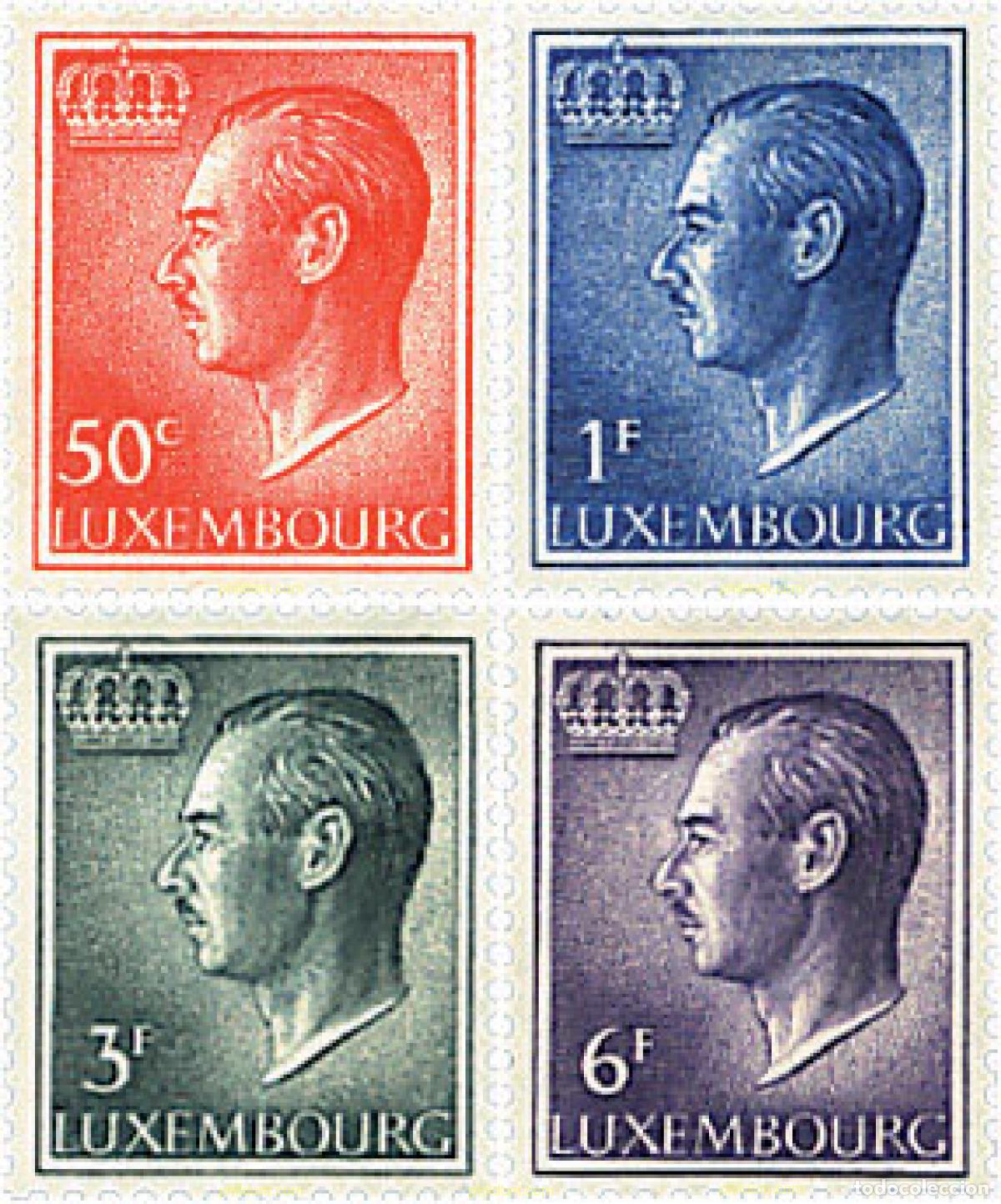 Sellos: 97360 MNH LUXEMBURGO 1965 GRAN DUQUE JEAN